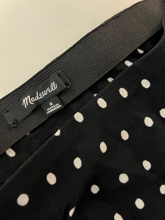 Madewell Dresses & Skirts - Madewell White Polka Dot A-Line Skirt- SZ 2